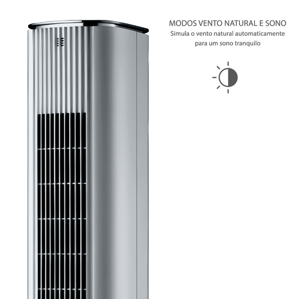 Climatizador Torre Spirit 7L 127V (110V) Slim Prata - Home Goncalo