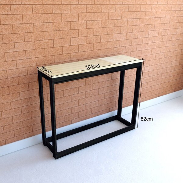 Aparador Natural & Colors 1 Prateleira Mel / Preto -  Home Goncalo