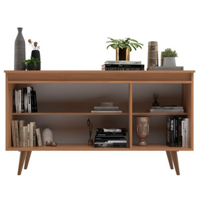 Buffet 3 Portas 136cm Retrô Elza Yescasa Freijó/off White - Home Goncalo