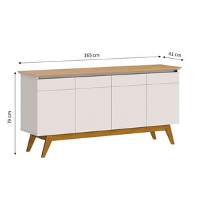 Buffet Classic 4 Pt Off White E Nature - Home Goncalo