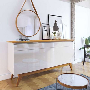Buffet Classic 4 Pt Off White E Nature - Home Goncalo
