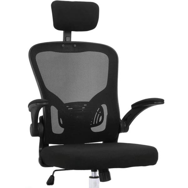 Cadeira De Escritório Moob Barcelona Giratória Ergonômica Com Sistema Relax Preta -  Home Goncalo