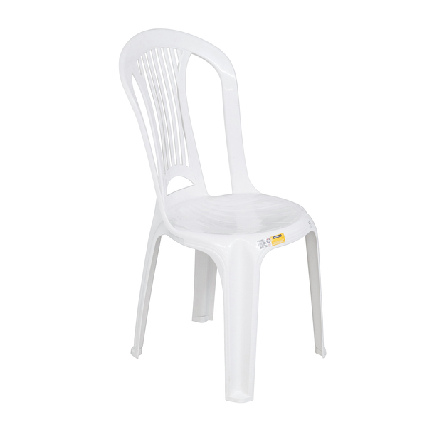 Cadeira de Jardim em Plástico 89x44cm Branco Atlântida Tramontina - Home Goncalo