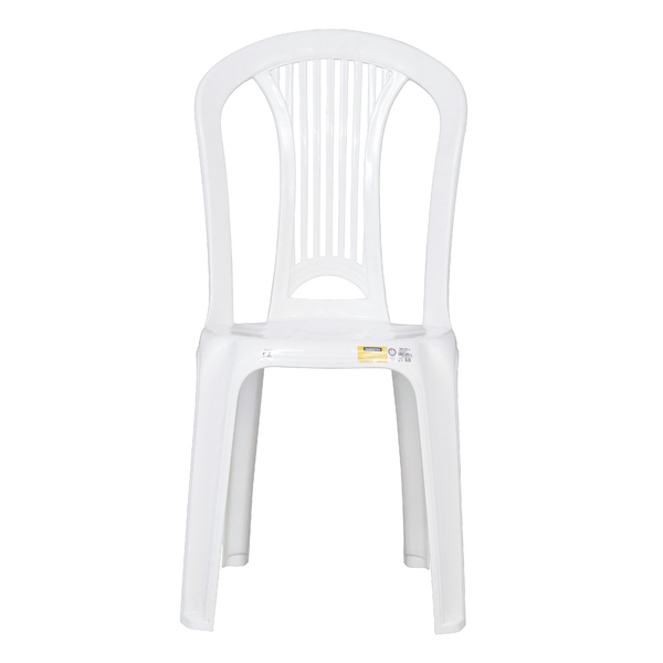 Cadeira de Jardim em Plástico 89x44cm Branco Atlântida Tramontina - Home Goncalo