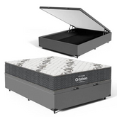 Cama Box Baú Com Colchão De Espuma D33 Ortobom Airtech 100 Casal 138cm -  Home Goncalo