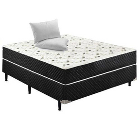 Cama Box Conjugado Casal Sp Móveis Espuma Ortopédica - 39x138x188cm - Home Goncalo