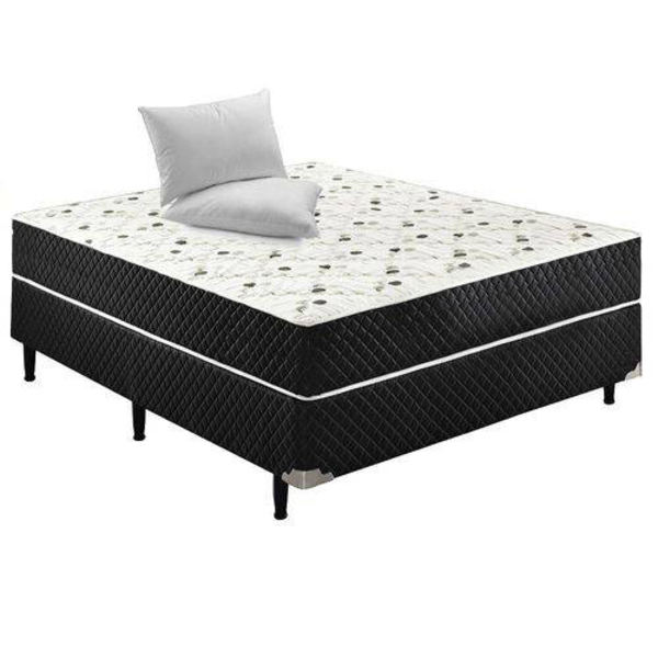 Cama Box Conjugado Casal Sp Móveis Espuma Ortopédica - 39x138x188cm - Home Goncalo