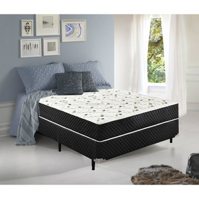 Cama Box Conjugado Casal Sp Móveis Espuma Ortopédica - 39x138x188cm - Home Goncalo