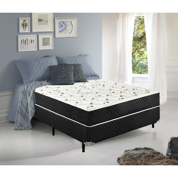 Cama Box Conjugado Casal Sp Móveis Espuma Ortopédica - 39x138x188cm - Home Goncalo