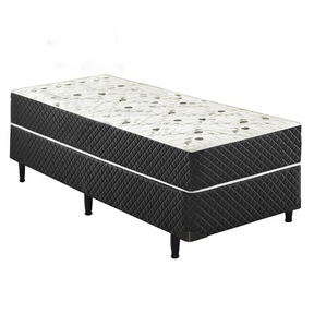 Cama Box Conjugado Solteiro Sp Móveis Espuma Ortopédica - 39x78x188cm - Home Goncalo