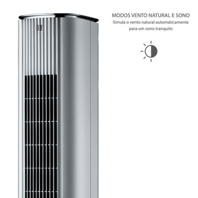 Climatizador Torre Spirit 7L 127V (110V) Slim Prata -  Home Goncalo