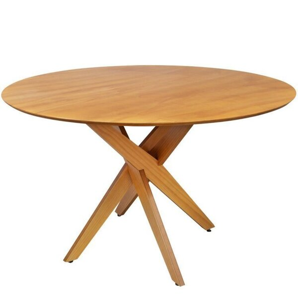 Conjunto Sala De Jantar Mesa Lisboa Madeira Maciça Com 4 Cadeiras Bless Marrom/whisky -  Home Goncalo