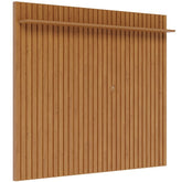 Painel de Parede Ripado Madeira Maciça Home Suspenso Sala Estar para Tv's de até 75 Polegadas Loft 1.8 Imcal - Nature -  Home Goncalo