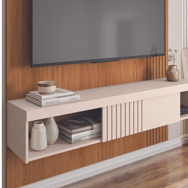 Painel Para Tv Ate 55 Esmeralda Caemmun 1,50 - Home Goncalo