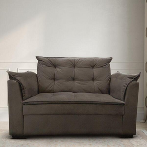 Sofá 2 Lugares Pequeno Confortável 1,40m Marrocos Bellamado Cor:marrom -  Home Goncalo