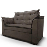 Sofá 2 Lugares Pequeno Confortável 1,40m Marrocos Bellamado Cor:marrom -  Home Goncalo